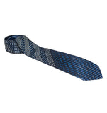 Blue Diagonal & Vertical Stripes