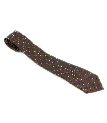 Brown w/ Tiny Purple Flowers