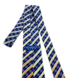 Blue & Yellow-Orange Plaid