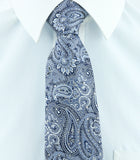 Blue Gray Paisley