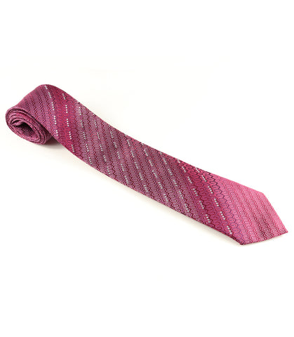 Maroon Geometric Gradient Stripes