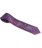 Rhinestone Flower on Purple